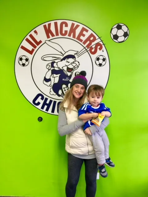 LIl' Kickers soccer practice
