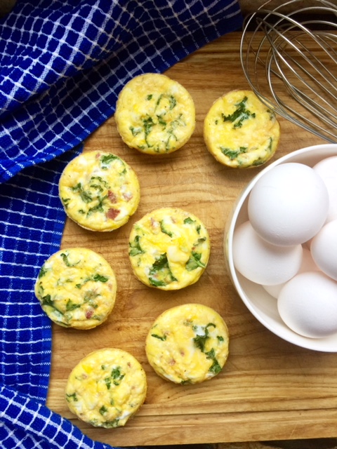 easy egg recipes kale turkey bacon egg cups