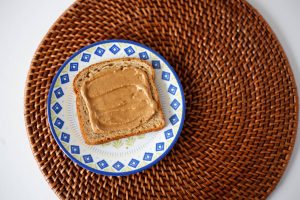 NutMeg Spread's peanut, almond and cashew butter. They donate profits to a charity in Kenya.