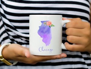 Holiday gift guide, Chicago mugs from a local chicago company