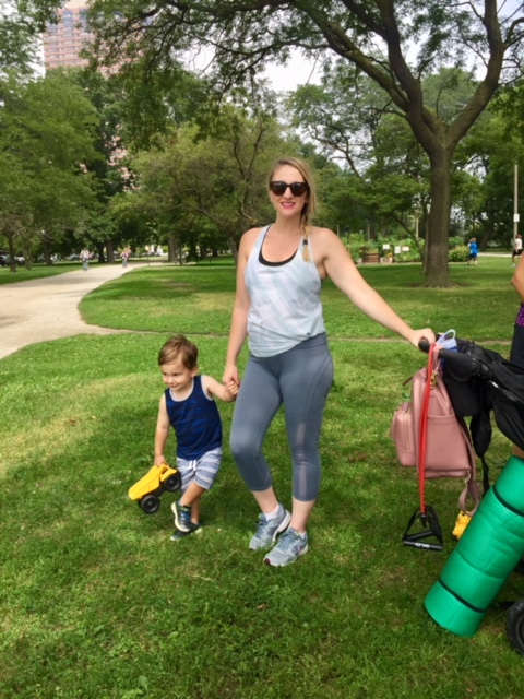 Stroller Strides with fit4mom in Chicago