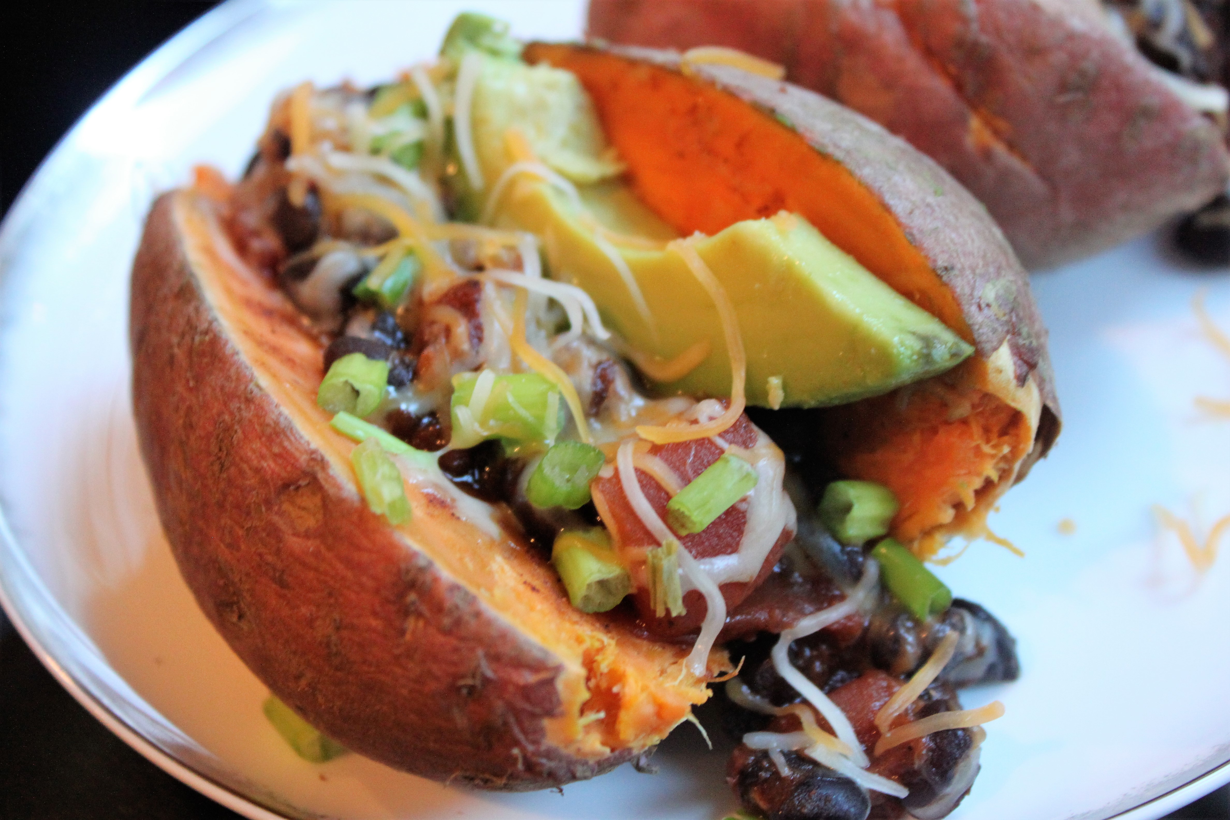 sweet potato tacos- easy and quick meatless meal