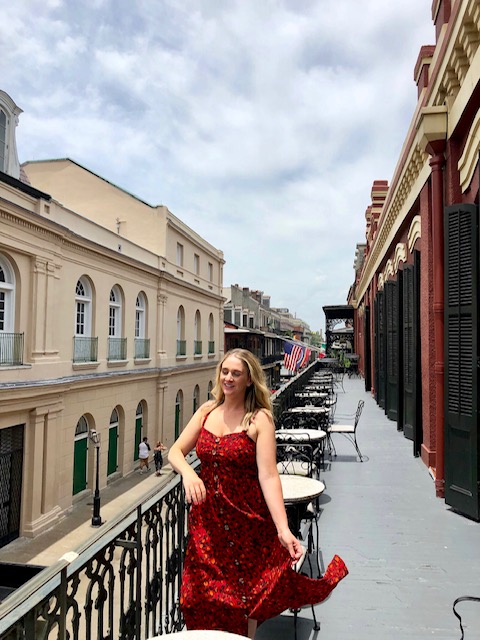 Muriel's Jackson Square New Orleans has the best balcony to grab drinks and people watch over the square. 