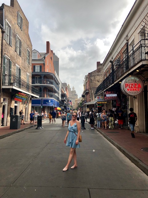 Bourbon street in New Orleans 