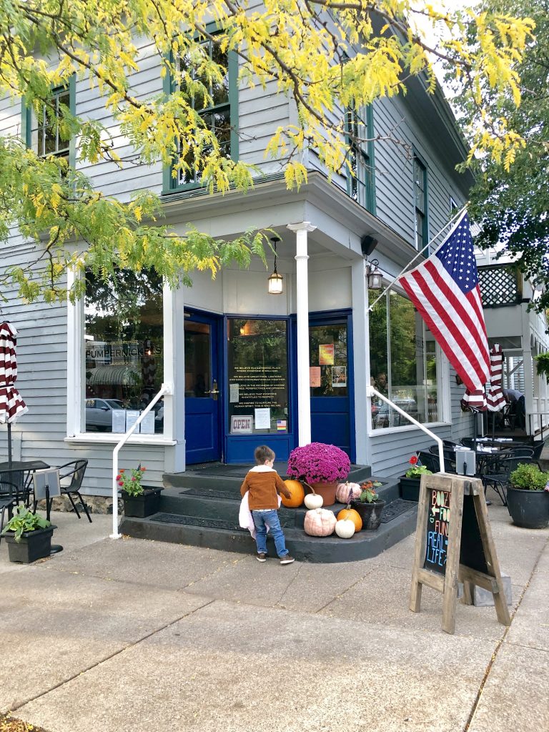 Downtown Saugatuck makes a great road trip in the fall from Chicago! 