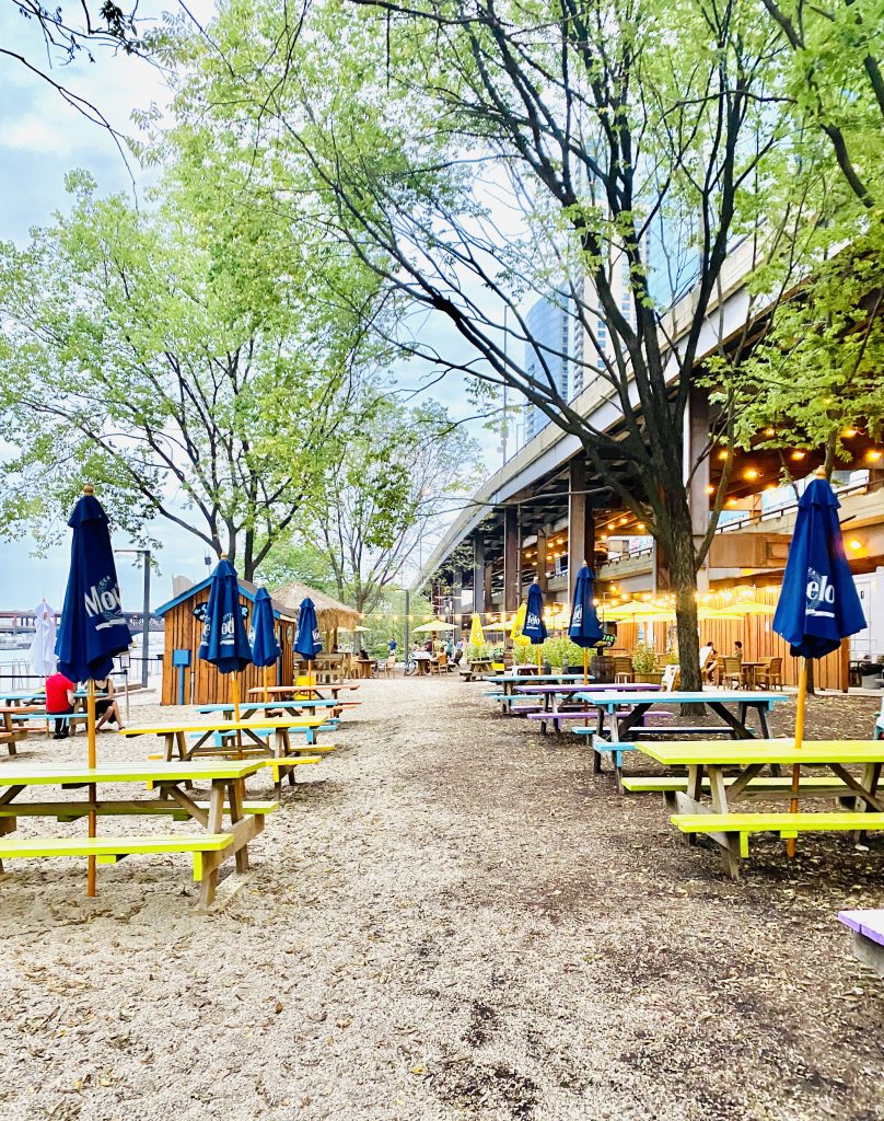 Chicago has lots of summer patios, but this Island Party hut is a must visit during the summer. 