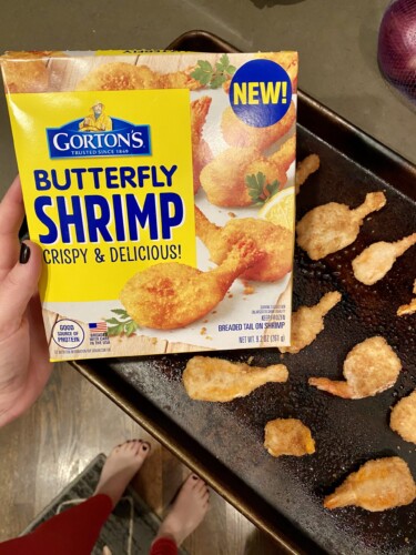 Gorton's Butterfly Shrimp make for great and easy shrimp tacos