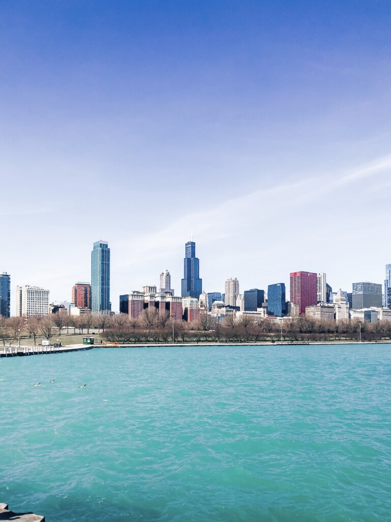 The museum campus is a great place to take photos with the Chicago skyline. 