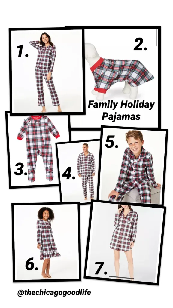 Family holiday pajamas that we are loving and they are at such an affordable price. 