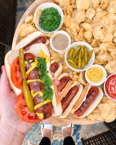 A Chicago Board has everything local like Vienna Beef and is a great way to kick off summertime chicago, Memorial Day or any bbq all season long!