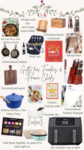 Gift guide for all the foodies and at home chefs in your life this year! 