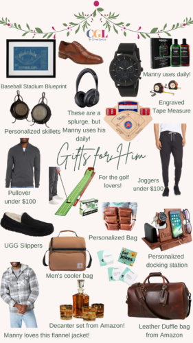 Gift guides for him and her this year! 