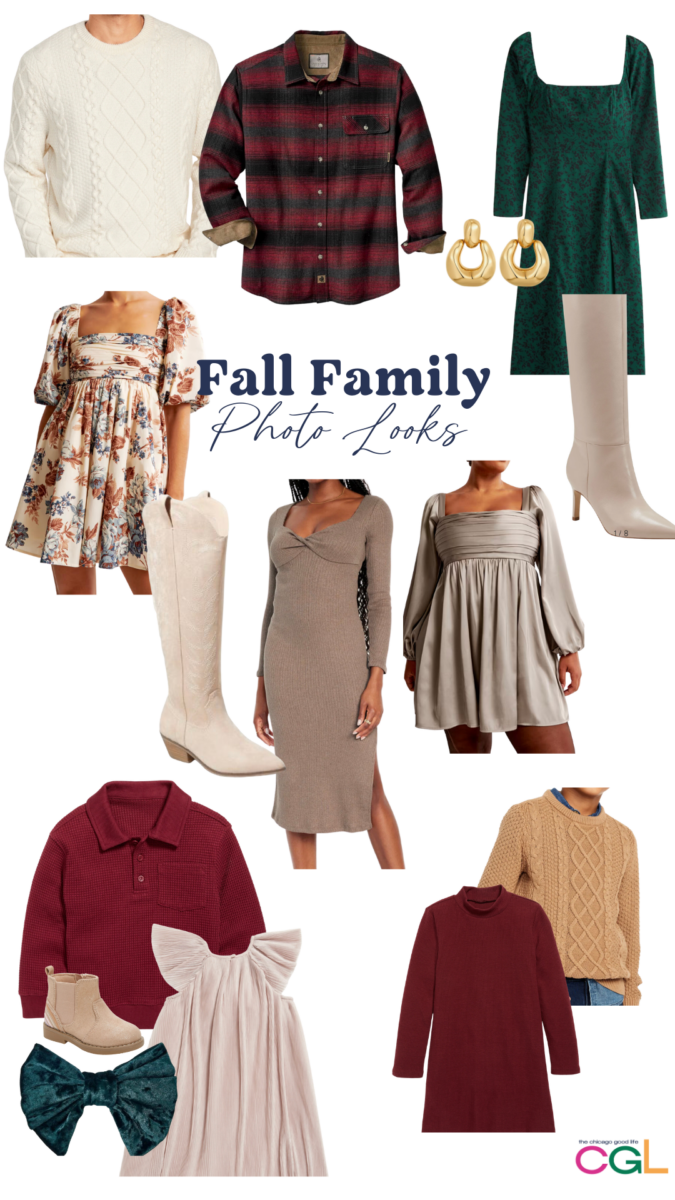 inspiration for fall family photo looks
